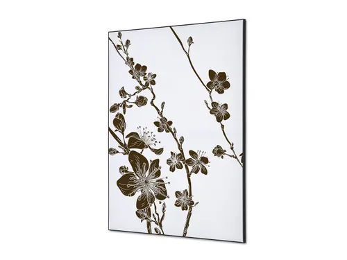 Wanddecoratie Textiel Set A1 Japanse Bloesem Bruin