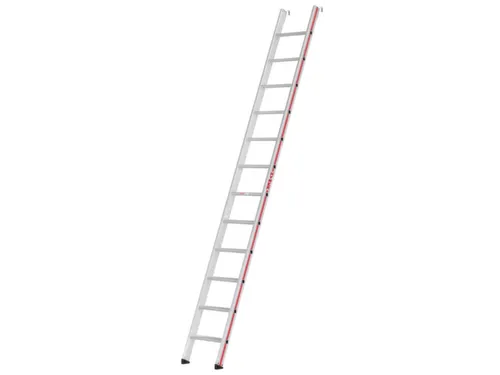 inhangstellingladder,balk L 3,73m,v. H tot 3,46m,14,verstevigde treden