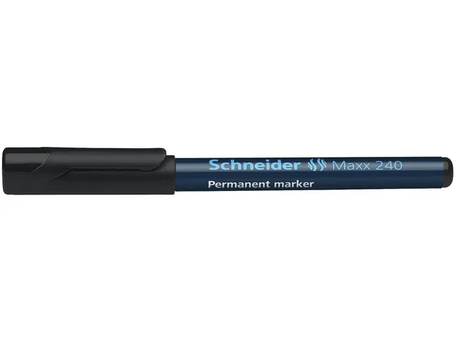 Permanent marker Schneider Maxx 240 rond 1-2mm zwart