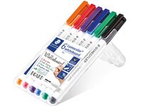 whiteboard pen Lumocolor Pen 1mm rond assorti