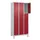 lockerkast,HxBxD 1950x900x500mm,3x3vakken,vak B 300mm,cil.-slot,voeten