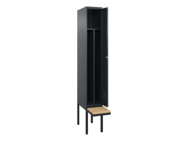 locker voor scheiding van kleding,HxBxD 2120x300x815mm,1vak