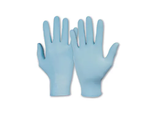 KCL Dermatril P740 nitril wegwerphandschoenen, blauw, maat 7, 100 stuk
