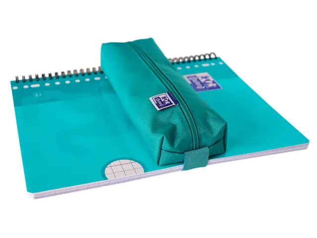 Trousse Oxford Kangoo rectangle turquoise
