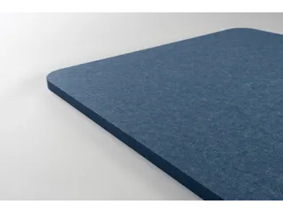Akoestisch PET-vilt rechthoekig plafondpaneel 60x120cm Blauw - 2