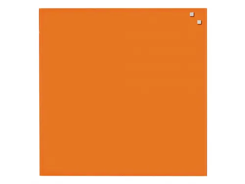 Glasmagneetbord Naga 45x45cm oranje