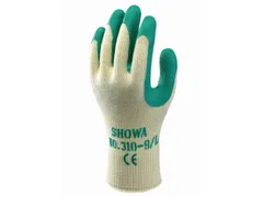 Showa Grip 310 mechanische latex handschoenen, groen, maat XL, per 10