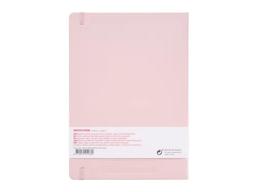 Schetsboek Talens Art Creation 80 witte vellen 140gr 210x300mm roze