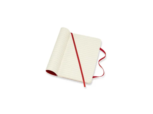 Carnet de notes A6 Moleskine Couverture souple rouge