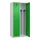locker voor scheiding van kleding,HxBxD 1850x800x500mm,2vak