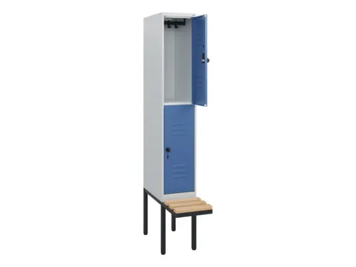 Dubbeldekse dekenkist,HxBxD 1950x300x815mm,1x2vak.,vak B 300mm