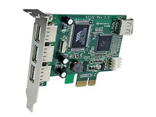 4-poort PCI Express Low Profile High Speed USB-kaart - 3