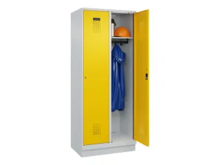 locker,HxBxD 1950x800x500mm,2vak,vak B 400mm,cil.-slot,sokkel - 1
