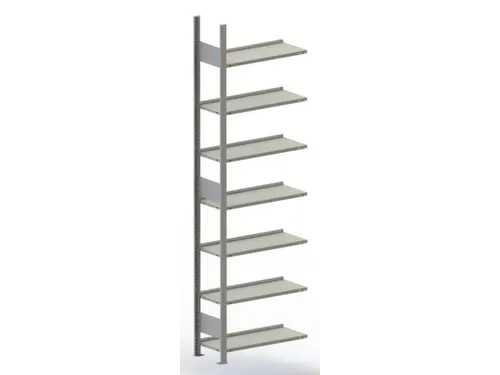 Inhaakstelling Aanbouwveld 2200x756x336mm 7legborden 80kg Verzinkt