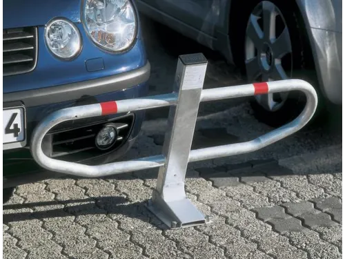 Flexibele Parkeerbeugel Staal 600x1000mm Bodemplaat 250x150mm Slot