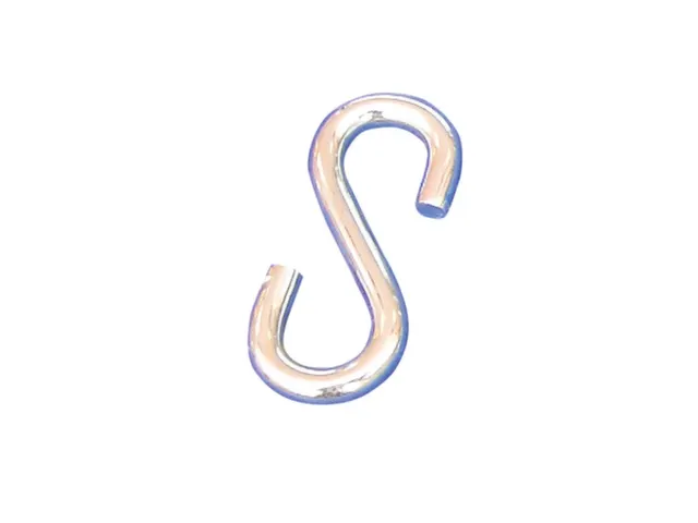 S-haak,v. afzetketting,LxB 55x27mm,staal,geel