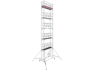 rolsteiger,werk H 12,4m,steiger H 11,5m,platform BxD 2500x750mm - 4