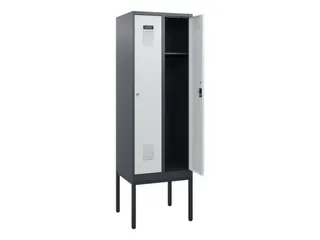 schoollocker,HxBxD 1950x600x500mm,2vak,vak B 300mm,cil.-slot - 1