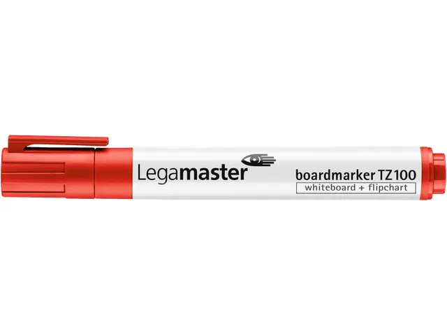 Viltstift Legamaster TZ 100 whiteboard rond 1.5-3mm rood