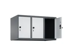 opzetkast,v. locker,3vak.,vak B 300mm,HxBxD 500x900x500mm,draaigrendel
