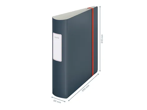 Ordner Leitz 1038 180° Active Cosy A4 82mm grijs