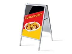 Stoepbord A1 complete set met print "Curryworst"
