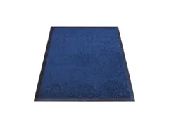 Schoonloopmat Binnen Klasse Bfl/s1 High-Twist-Nylon 85x60 Blauw
