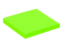 Memoblok Quantore 76x76mm neon groen