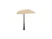 angle de liaison,90 °,HxlxP 720-840x600x600mm,rond,NE-érable
