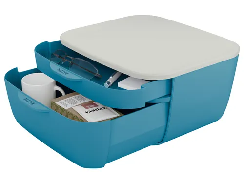 Ladenblok Leitz Cosy 2 laden blauw