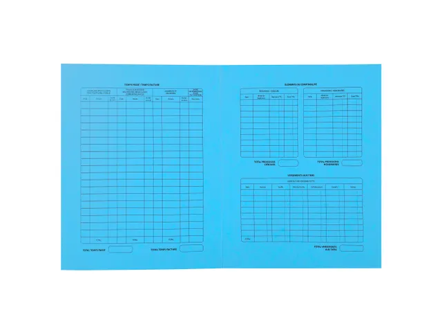 Pak van 25 Proceduremappen in glanskarton265g/m2 25x32cm Ivoor