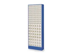 Transparante Magazijnbakken 138Bakken Abs-Kunststof Corpus Ral5007