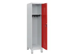 schoollocker,HxBxD 1630x400x500mm,1vak,vak B 400mm,cil.-slot,voeten