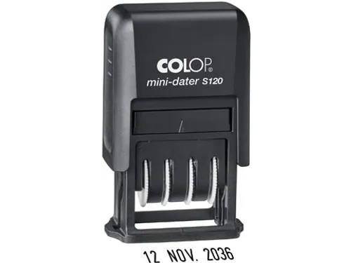 stempel mini-dater S120N, Frans
