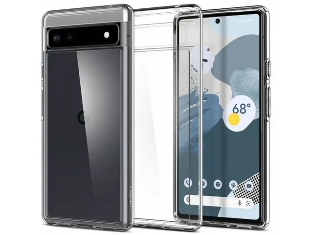 Spigen Case ACS04477 Pixel 6A Ultra Hybrid Crystal Clear