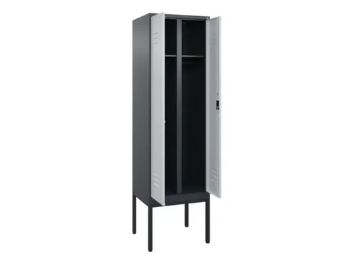 locker voor scheiding van kleding,HxBxD 2120x600x500mm,2vak