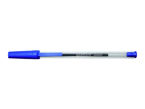 Balpen Quantore Stick blauw medium