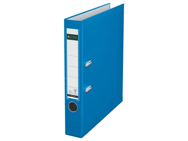 Ordner Leitz 1015 A4 50mm PP lichtblauw