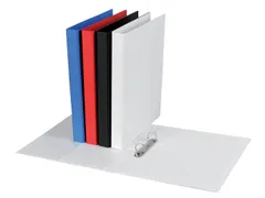 Ringband Quantore A4 2-rings D-mech 20mm PP wit Voordeelbundel