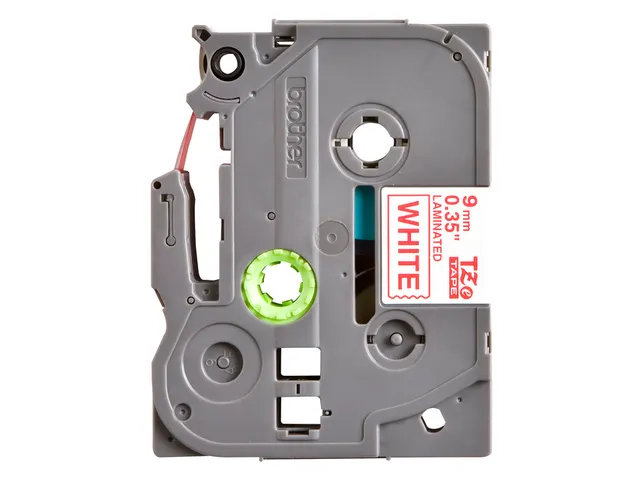 Labeltape Brother P-touch TZe-222 standaard 9mm rood op wit