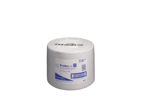 Wypall 7141 Poetsdoeken grote rollen L10 1-laags wit Airflex