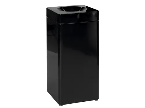 afvalbak,zelfblussend,40l,HxBxD 760x350x350mm,kop zwart