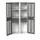 universele kast,HxBxD 2000x1050x550mm,4xStalen bodem,4lade(n)