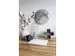 Horloge murale NeXtime 'blauw Moon Dome' Ø35cm verre bombé