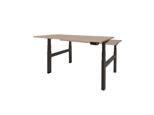 Dextro Plus Duo Zit-sta Bureau Elektrisch 160x80 Hav/kers 25mm Zwart