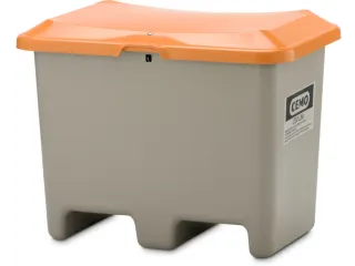 strooigoedbak,200l,HxBxD 690x890x600mm,GVK,grijs,deksel oranje - 4