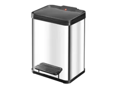 Gescheiden Afvalbak Öko Duo Plus 2 X 11 Liter, Hailo RVS