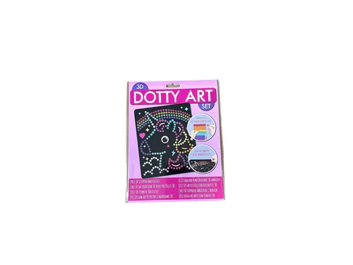 Knutselset 3D Dotty art assorti