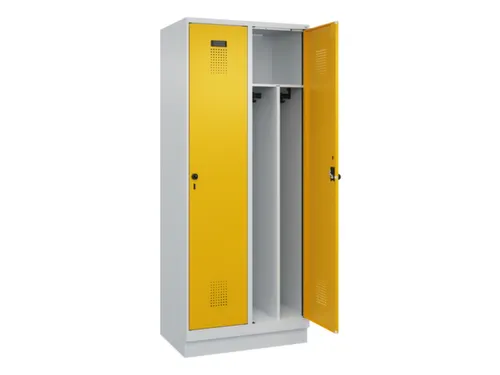 locker voor scheiding van kleding,HxBxD 1950x800x500mm,2vak