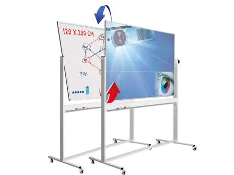 Smit Visual Kantelbord 120x200cm Projectie Staal / Emaille